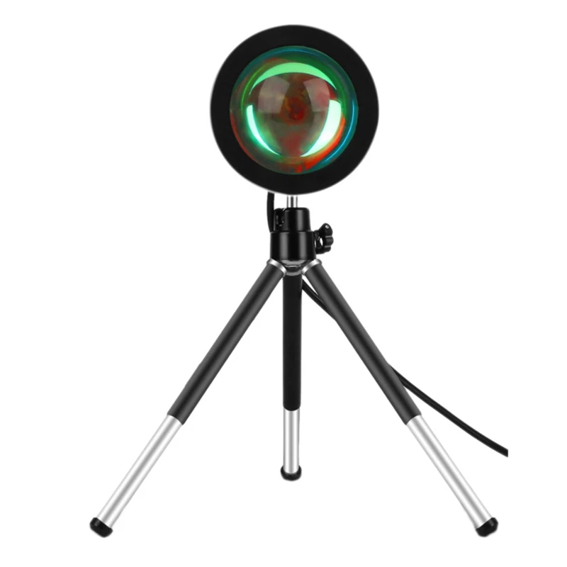 RGB Sunset Projection Atmosphere Lamp LED Night Lights,USB Projector Photography Lamps 360° Tripod For Home Room Studio
RGB Sunset Projection Atmosphere Lamp LED Night Lights,USB Projector Photography Lamps 360° Tripod For Home Room Studio