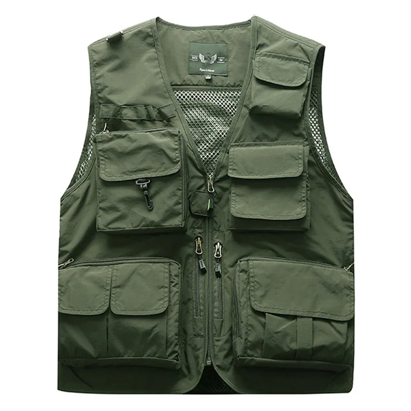 Outdoor Men's Tactical Fishing Vest Jacket Man Safari Jacket Multi Pockets Sleeveless Travel Jackets 5XL 6XL 7XL
Outdoor Men's Tactical Fishing Vest Jacket Man Safari Jacket Multi Pockets Sleeveless Travel Jackets 5XL 6XL 7XL