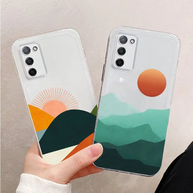 Art painting Mountain sun print Phone Case Transparent For oppo R17 R15 R11 R9 F11 A32 A39 K7 K5 S X PRO PLUS moible bag
Art painting Mountain sun print Phone Case Transparent For oppo R17 R15 R11 R9 F11 A32 A39 K7 K5 S X PRO PLUS moible bag