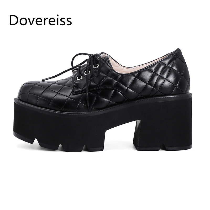 Dovereiss Fashion Spring Women's Shoes Crystal rhinestone Chunky heels Pure color White consice Gym shoes 35-43
Dovereiss Fashion Spring Women's Shoes Crystal rhinestone Chunky heels Pure color White consice Gym shoes 35-43