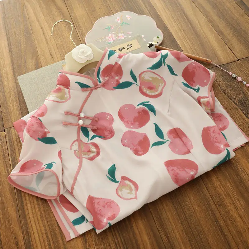 Cheongsam Girly Chinese Dresses Young Girls Dress Qipao Sweet Cute Weding Party Women Cheongsams Sexy Dress Elegant Summer
Cheongsam Girly Chinese Dresses Young Girls Dress Qipao Sweet Cute Weding Party Women Cheongsams Sexy Dress Elegant Summer