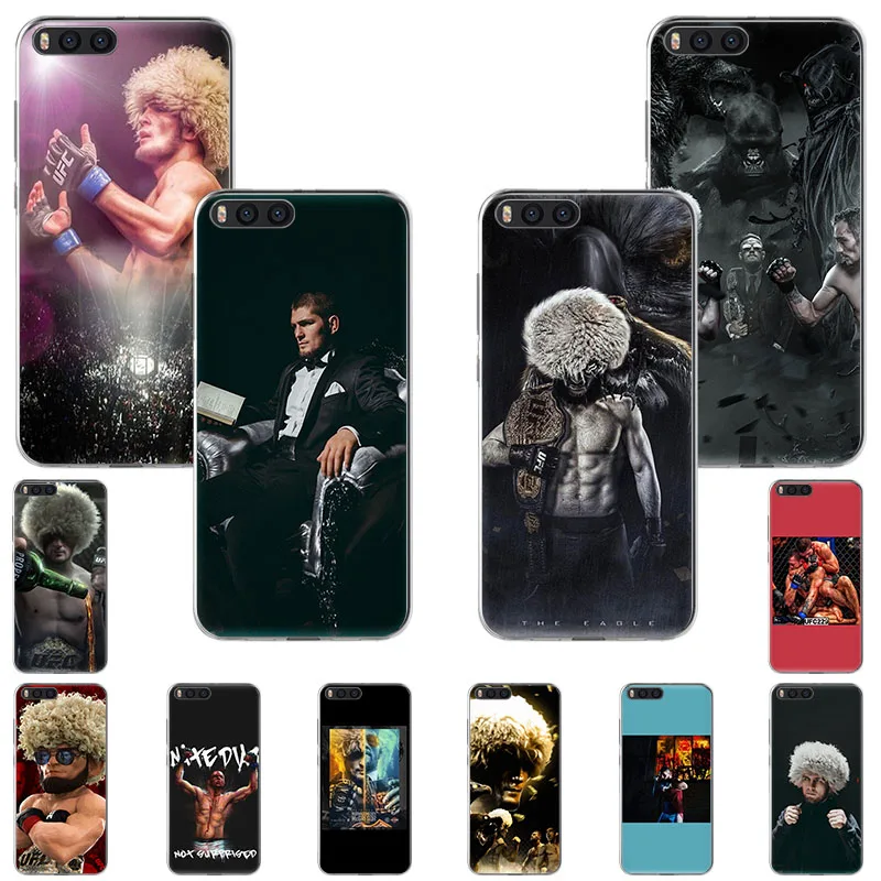 KHabib Nurmagomedov супер боксерский силиконовый чехол для телефона Xiaomi F1 9T 9 8 A3 A2 Go 5x Mix3 Redmi