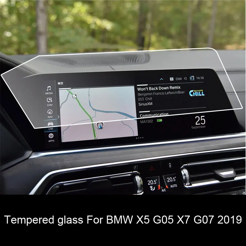 Автомобильный Экран протектор для X5 G05/X7 G07 2019 2020 12 3 дюйма левый руль навигация