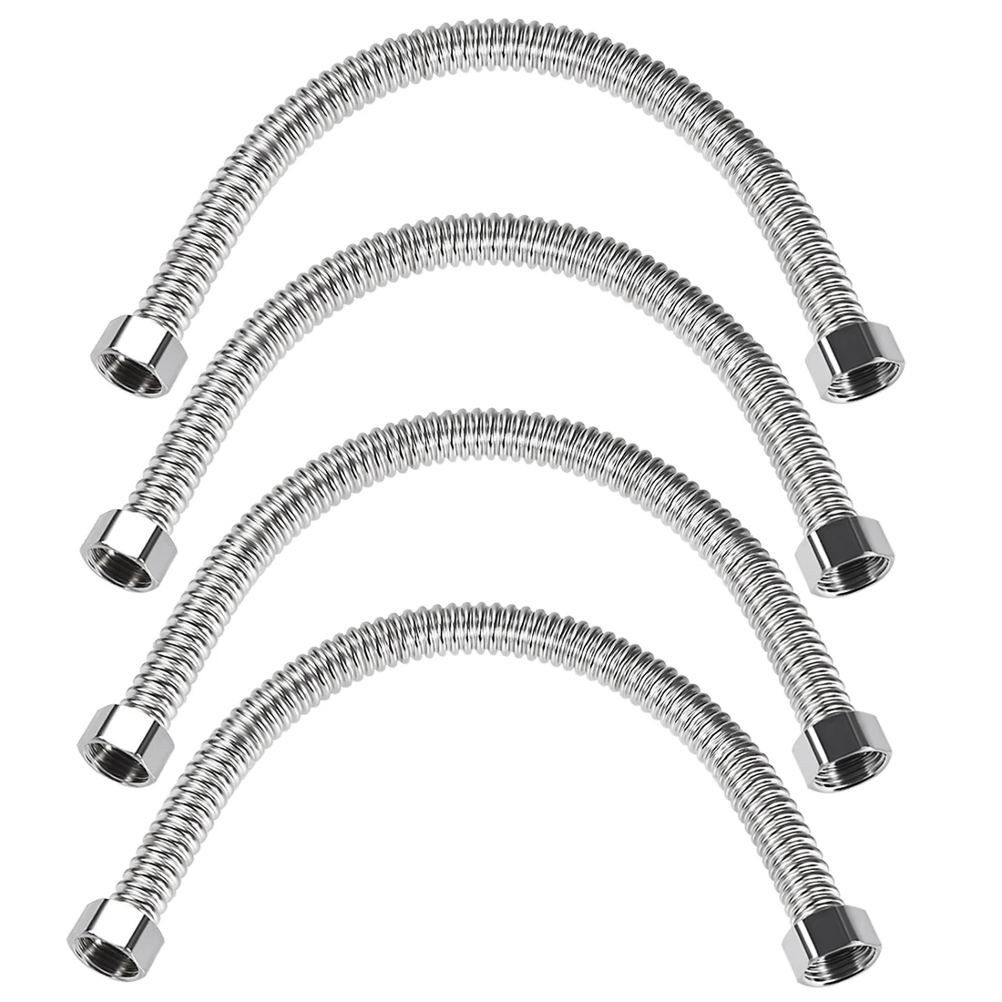 uxcell Corrugated Stainless Steel Water Line 15.7inch Long G1/2 Female Connector 4pcs
uxcell Corrugated Stainless Steel Water Line 15.7inch Long G1/2 Female Connector 4pcs