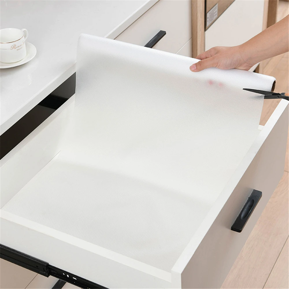 45*400cm Clear Drawer Mat Kitchen Waterproof Oilproof Shelf Cover Liner For Cabinet Table Cupboard Refrigerator Organizer
45*400cm Clear Drawer Mat Kitchen Waterproof Oilproof Shelf Cover Liner For Cabinet Table Cupboard Refrigerator Organizer