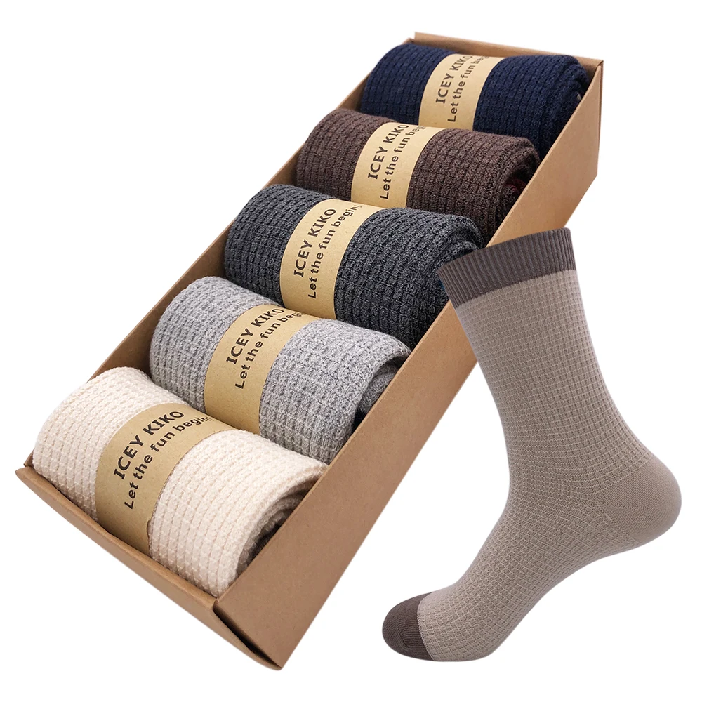 New Autumn Winter Cotton Breathable Socks For Men 5 Pack Dress Socks Soft Warm Business Long Socks
New Autumn Winter Cotton Breathable Socks For Men 5 Pack Dress Socks Soft Warm Business Long Socks