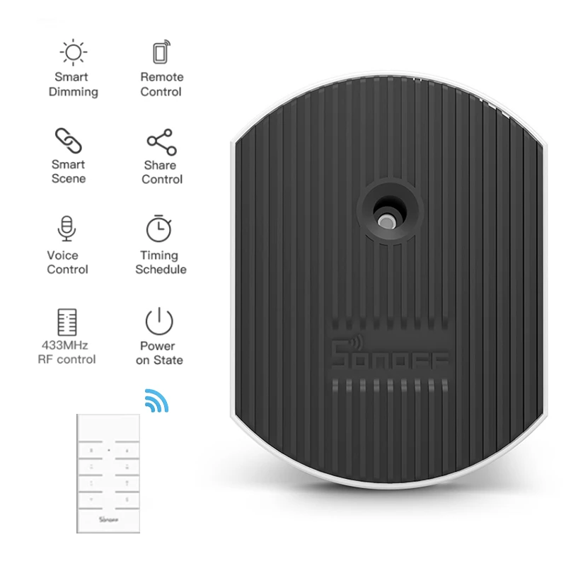 SONOFF D1 Wifi умный диммер DIY умный домашний мини-переключатель модуль регулировка яркости светильник приложение/голос/RM433 RF пульт дистанционног... 
SONOFF D1 Wifi умный диммер DIY умный домашний мини-переключатель модуль регулировка яркости светильник приложение/голос/RM433 RF пульт дистанционног...