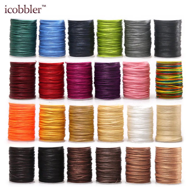 String Cord Sewing Craft Tool Flat Waxed Thread Set for DIY Handicraft Leather Shoe Package Repair Stitching, (1.2mm Width) 210D
String Cord Sewing Craft Tool Flat Waxed Thread Set for DIY Handicraft Leather Shoe Package Repair Stitching, (1.2mm Width) 210D