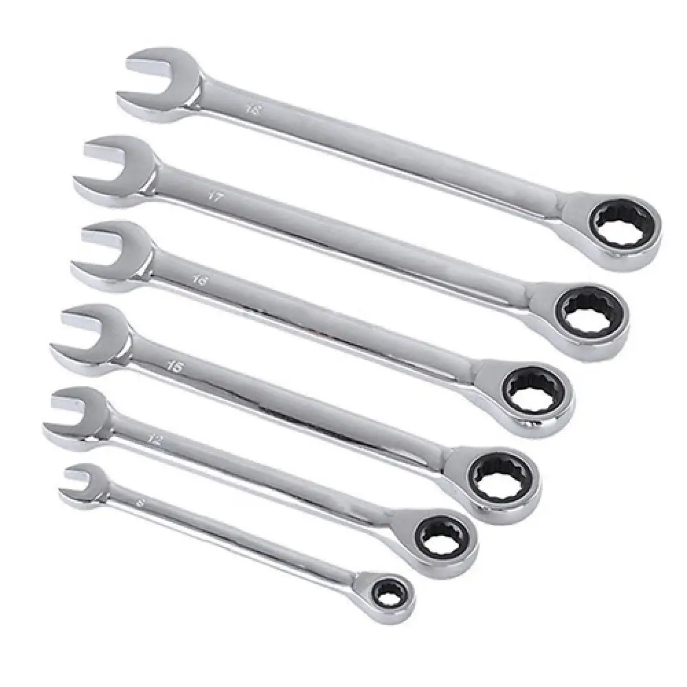 New 8mm-19mm Reversible Ratchet Wrench Socket Spanner Nut Tool Garage DIY Hand Tool
New 8mm-19mm Reversible Ratchet Wrench Socket Spanner Nut Tool Garage DIY Hand Tool