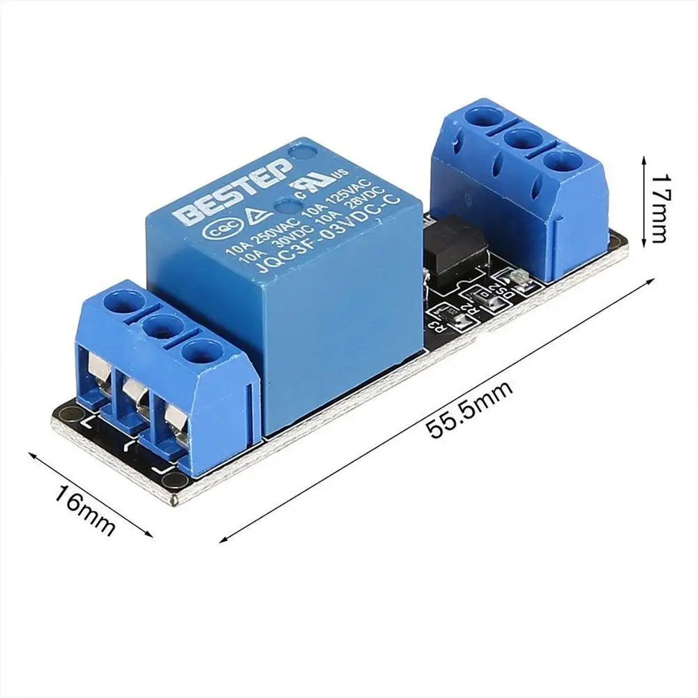 Relay Optocoupler Isolation 1 Way Relay Module Optocoupler Isolation BESTEP 3V Blackboard F0U4 
Relay Optocoupler Isolation 1 Way Relay Module Optocoupler Isolation BESTEP 3V Blackboard F0U4