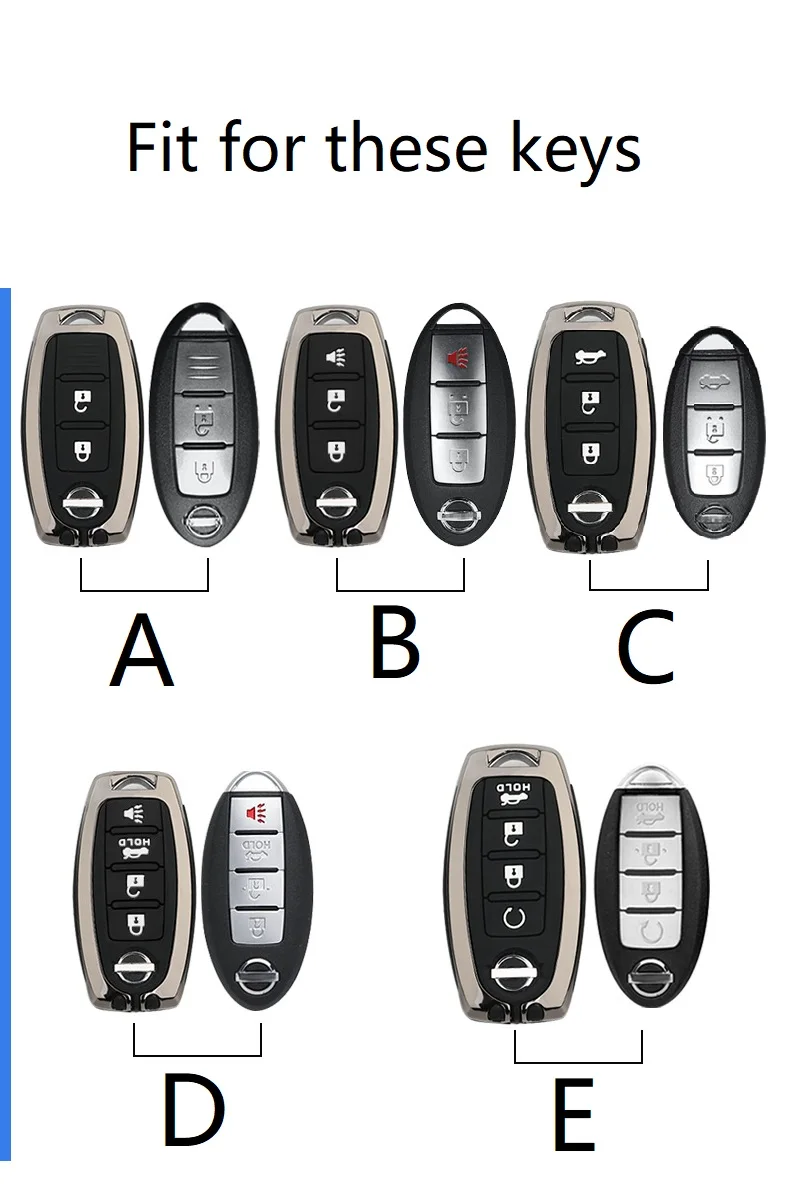 Car Zinc Alloy Key Case Cover For Nissan X-Trail T32 Murano Qashqai Versa Tidda Cube For Infiniti EX FX G25 FX35 EX
Car Zinc Alloy Key Case Cover For Nissan X-Trail T32 Murano Qashqai Versa Tidda Cube For Infiniti EX FX G25 FX35 EX