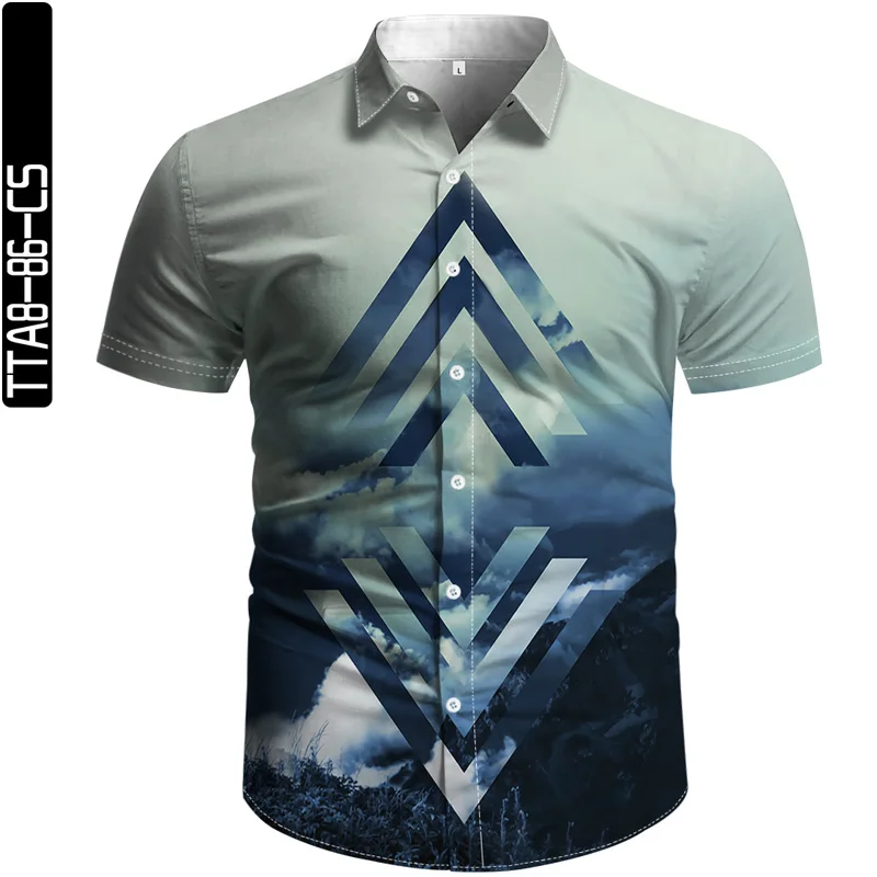 New casual business shirt men's lapel short-sleeved button slim-fit shirt fashion men's shirt men's European size S-4XL
New casual business shirt men's lapel short-sleeved button slim-fit shirt fashion men's shirt men's European size S-4XL