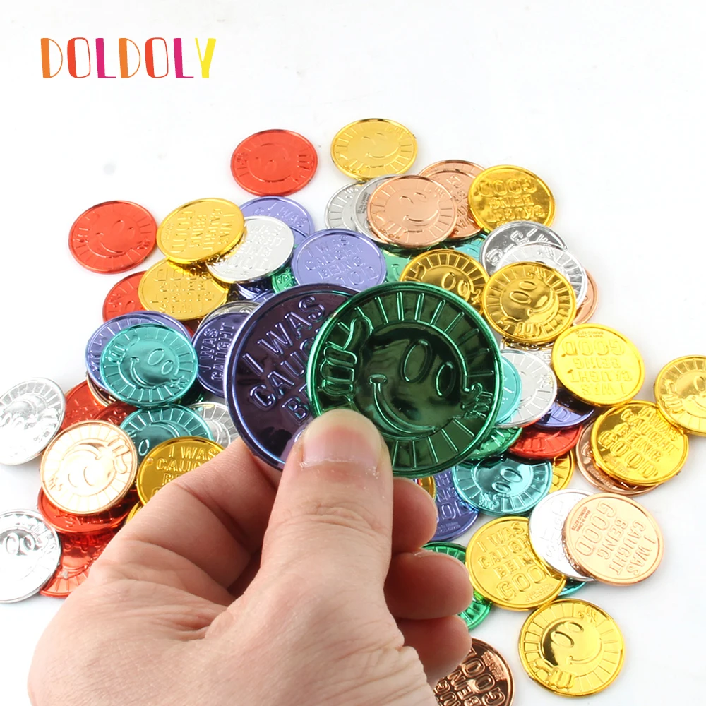 Doldoly "I Was Caught Being Good!" Plastic Coins- Bulk (100 Piece) Classroom Incentives Teacher Supplies
Doldoly "I Was Caught Being Good!" Plastic Coins- Bulk (100 Piece) Classroom Incentives Teacher Supplies
