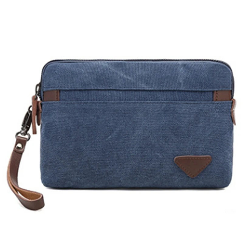 ASDS-Canvas Wristlet Bag Large Clutch Wallet Purse Zipper Pouch Handbag Organizer with Leather Strap for Men
ASDS-Canvas Wristlet Bag Large Clutch Wallet Purse Zipper Pouch Handbag Organizer with Leather Strap for Men