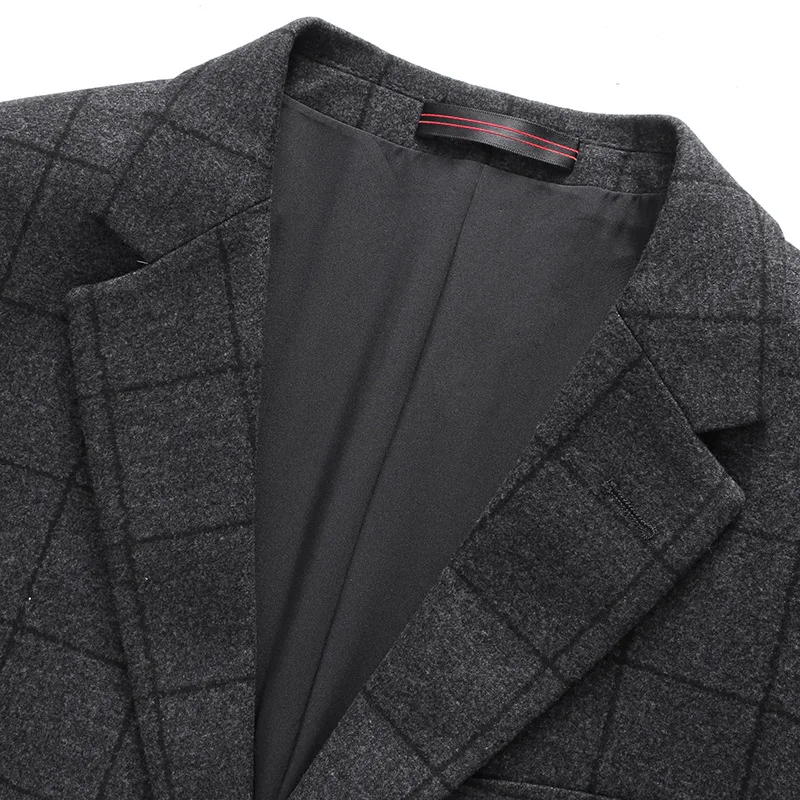 Suit male autumn winter thick knitting elastic lattice men's suit Korean version small suit male slim single west male
Suit male autumn winter thick knitting elastic lattice men's suit Korean version small suit male slim single west male