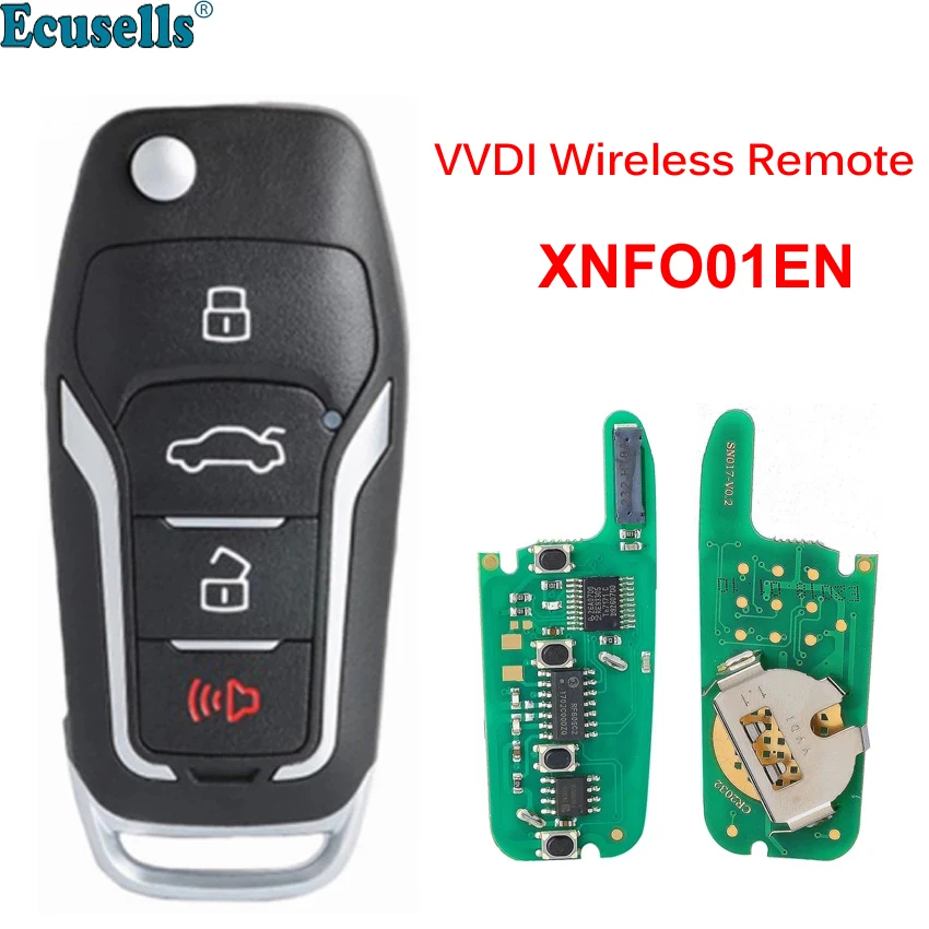 Xhorse VVDI Wireless Universal Remote XNFO01EN Car Key For Ford English Version for VVDI2 VVDI Key Tool
Xhorse VVDI Wireless Universal Remote XNFO01EN Car Key For Ford English Version for VVDI2 VVDI Key Tool