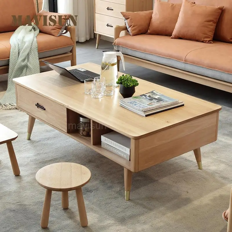 Japanese Style Wooden Coffee Table For Living Room Modern Simple Small Apartment Console Table With Drawers Bedroom Furniture
Japanese Style Wooden Coffee Table For Living Room Modern Simple Small Apartment Console Table With Drawers Bedroom Furniture