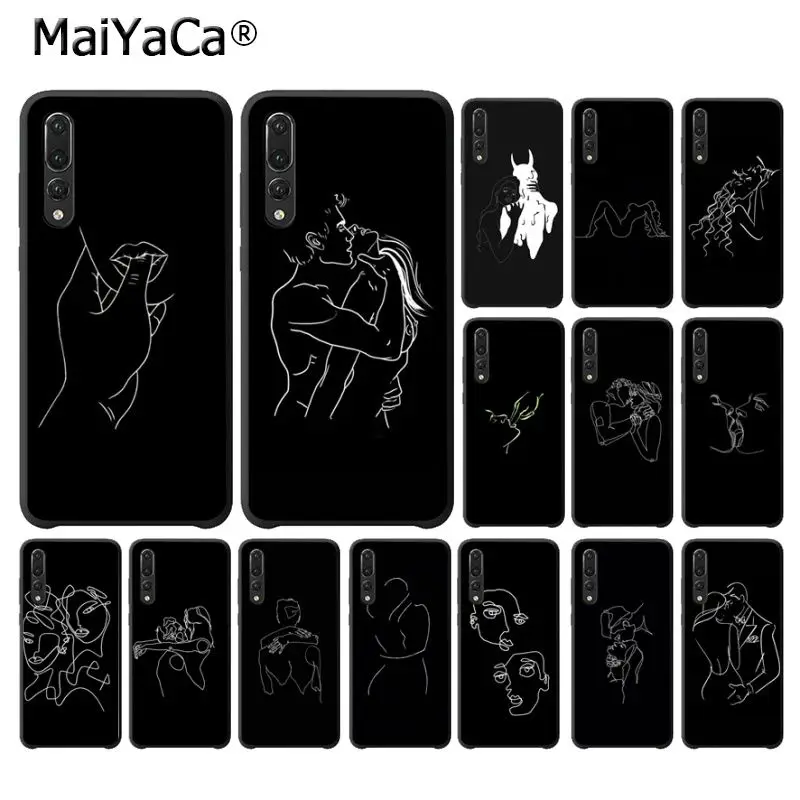 Мягкий чехол для телефона MaiYaCa в минималистичном стиле из ТПУ Huawei P10 plus 20 pro P20 lite