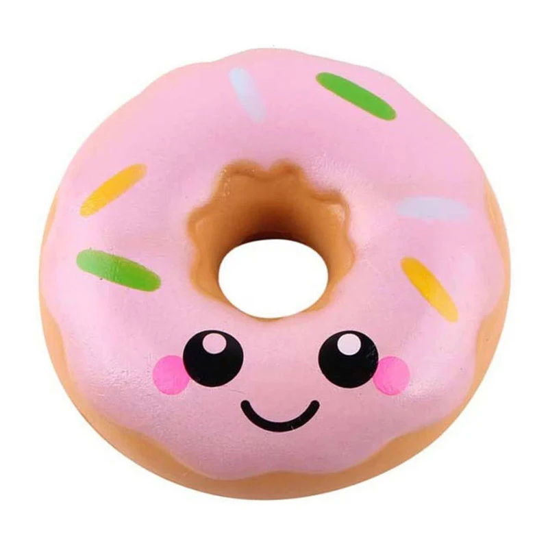 Squishy Squeeze Pink Donut Cute Kawaii Stress Reliever Soft Doughnut Scented Slow Rising Toys Squishy Toys Antistress Child Toys
Squishy Squeeze Pink Donut Cute Kawaii Stress Reliever Soft Doughnut Scented Slow Rising Toys Squishy Toys Antistress Child Toys