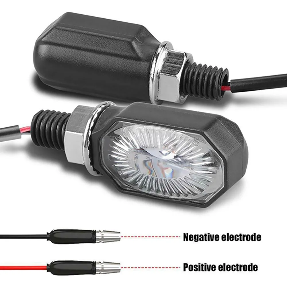 2Pcs Mini Motorcycle LED Turn Signal Light Indicator Smoke Lens Blinker Lamp Amber Black With Threaded Interface And 2 Wire
2Pcs Mini Motorcycle LED Turn Signal Light Indicator Smoke Lens Blinker Lamp Amber Black With Threaded Interface And 2 Wire