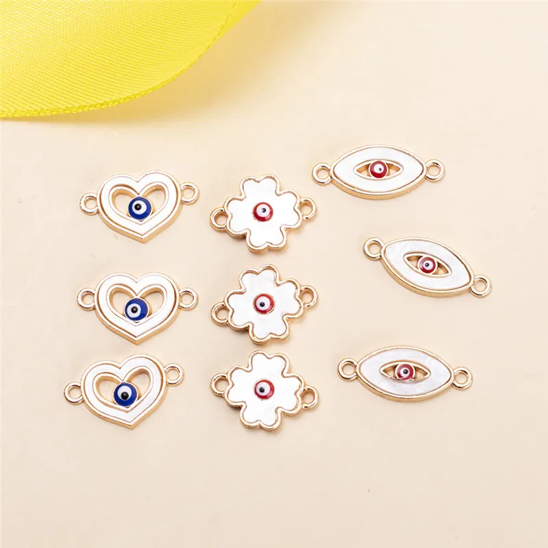 YEYULIN 10pcs/lot Mixed Alloy Shell Eye Charms Connector Pendants DIY Bracelet Necklace For Jewelry Making Accessories
YEYULIN 10pcs/lot Mixed Alloy Shell Eye Charms Connector Pendants DIY Bracelet Necklace For Jewelry Making Accessories