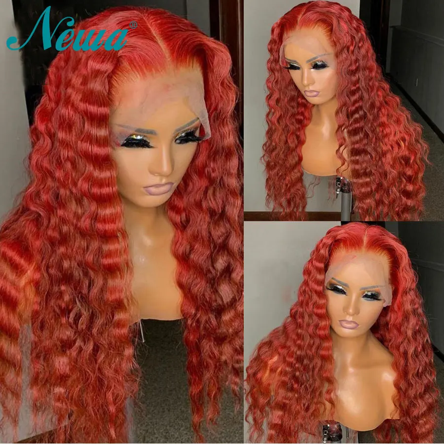 Newa Hair Lace Front Human Hair Wigs 13x6 Deep Wave Frontal Wig Ginger Orange Lace Front Wig Brazilian Closure Wigs For Women
Newa Hair Lace Front Human Hair Wigs 13x6 Deep Wave Frontal Wig Ginger Orange Lace Front Wig Brazilian Closure Wigs For Women