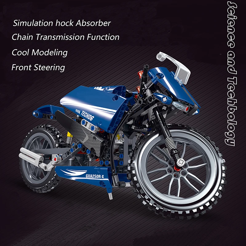 New City High-tech Motorcycle Car Model Building Blocks Speed Racing Bricks Toys MOC MotoBike Vehicle Creator For Kids Gifts
New City High-tech Motorcycle Car Model Building Blocks Speed Racing Bricks Toys MOC MotoBike Vehicle Creator For Kids Gifts