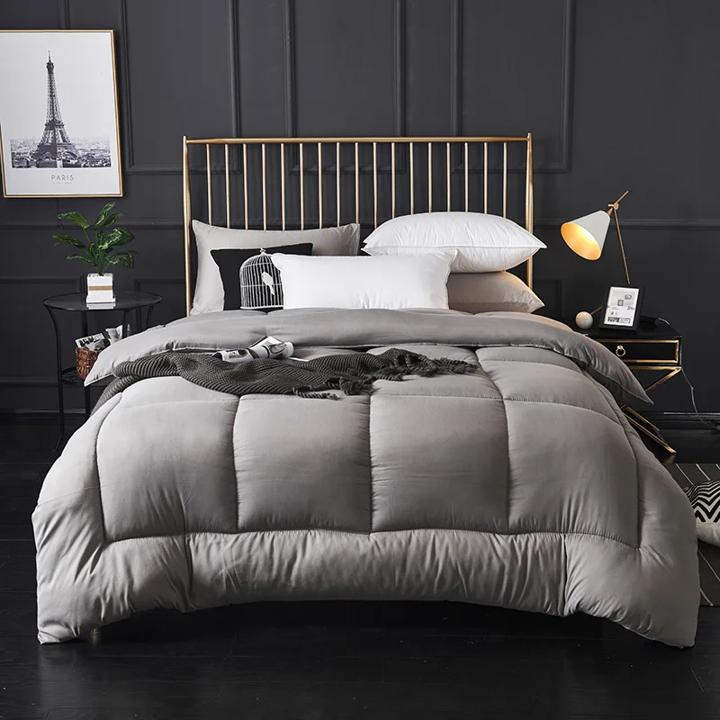 Quilt spring and autumn quilt core chemical fiber quilt thickened warmth four seasons brushed single double student winter quilt
Quilt spring and autumn quilt core chemical fiber quilt thickened warmth four seasons brushed single double student winter quilt