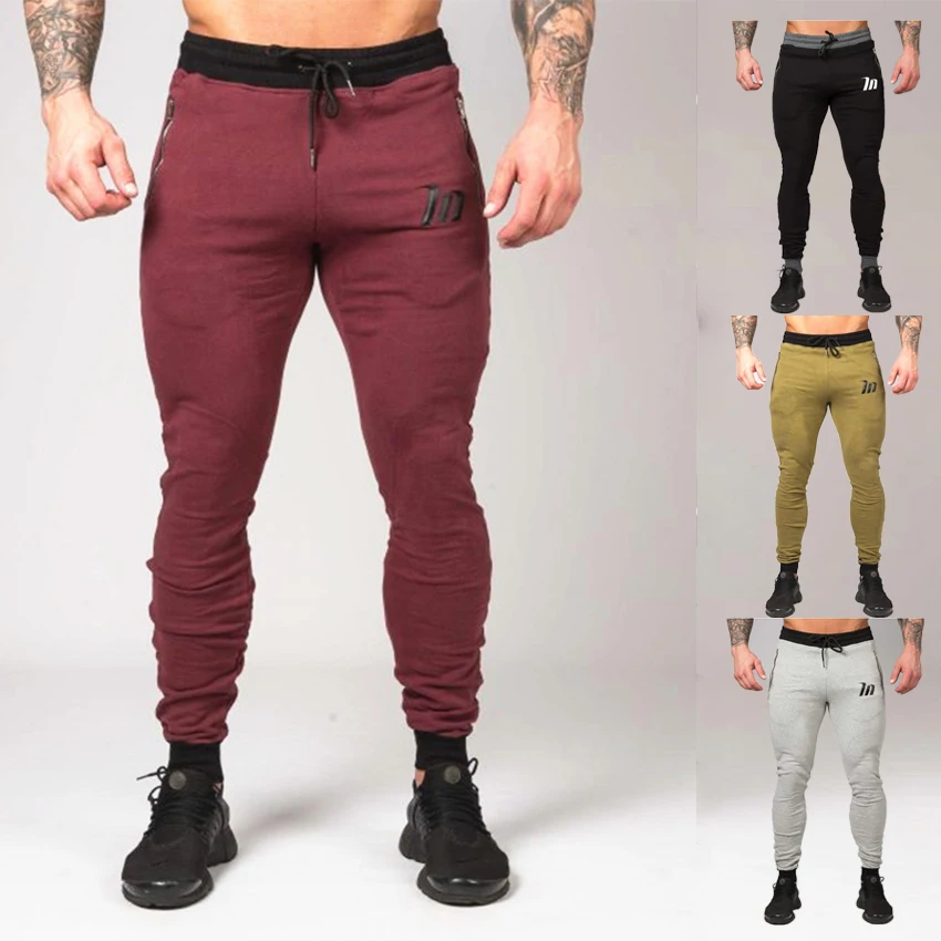 2019 Autumn Sport Pants Men Cotton Running Jogging Pants Slim Fit Fitness Tights Sports Wear Mens Gym Trousers Zipper Pockets
2019 Autumn Sport Pants Men Cotton Running Jogging Pants Slim Fit Fitness Tights Sports Wear Mens Gym Trousers Zipper Pockets