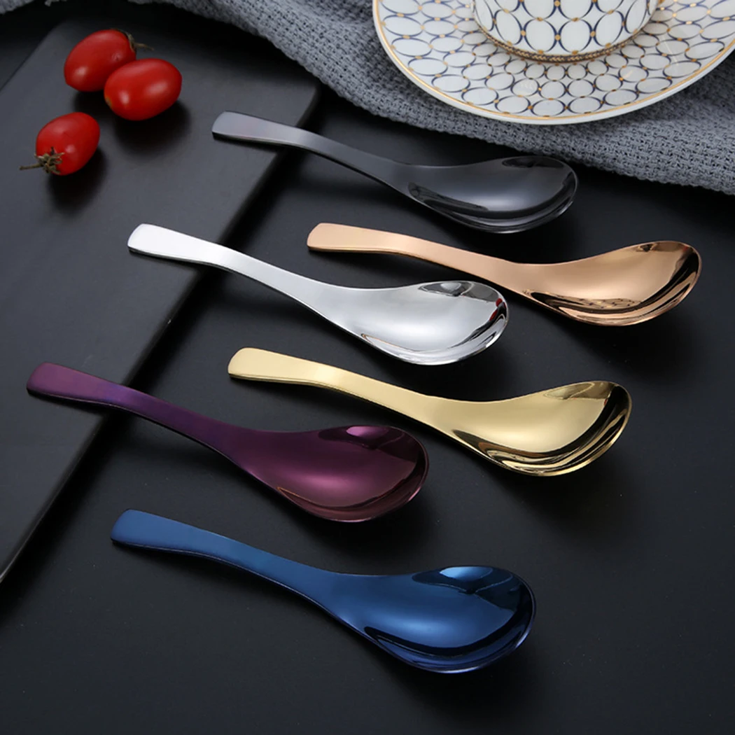 1pc Portable Round Spoon 14.7x4cm Stainless Steel Rice Spoons Soup Spoon For Home Kitchen Camping BBQ Picnic Outdoor Tableware
1pc Portable Round Spoon 14.7x4cm Stainless Steel Rice Spoons Soup Spoon For Home Kitchen Camping BBQ Picnic Outdoor Tableware