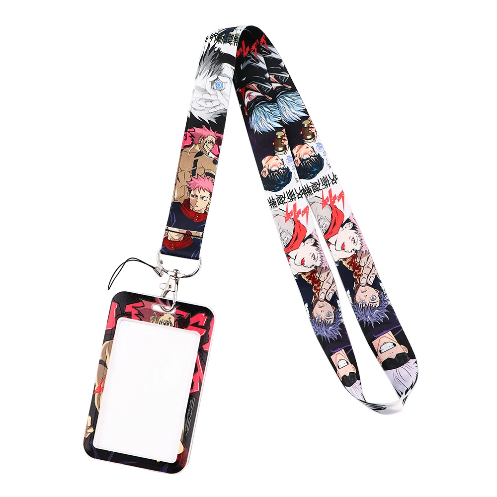 DZ1342 New Jujutsu Kaisen Anime Keychain Ribbon Lanyards for Keys ID Card Phone Straps Hanging Rope Lariat Students Badge Holder
DZ1342 New Jujutsu Kaisen Anime Keychain Ribbon Lanyards for Keys ID Card Phone Straps Hanging Rope Lariat Students Badge Holder