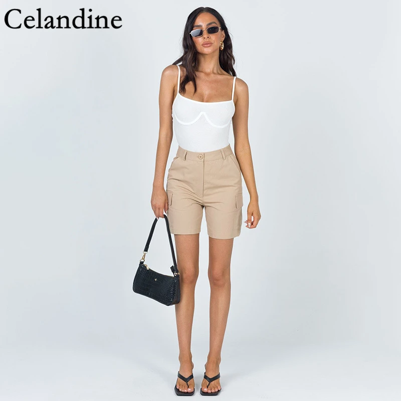 Celandine Spring Autumn White Sleeveless Backless Sexy Ribbed Knitted Bodysuit Women Casual Spaghetti Strap Body Top Ladies 2020
Celandine Spring Autumn White Sleeveless Backless Sexy Ribbed Knitted Bodysuit Women Casual Spaghetti Strap Body Top Ladies 2020