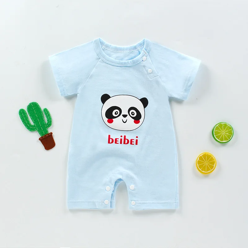 

Baby Clothes 100%Cotton Short Sleeve Summer Jumpsuit Girls Boys Rompers Toddler Pyjamas Infantil Cartoon Romper 3M 6M 9M 12M 18M