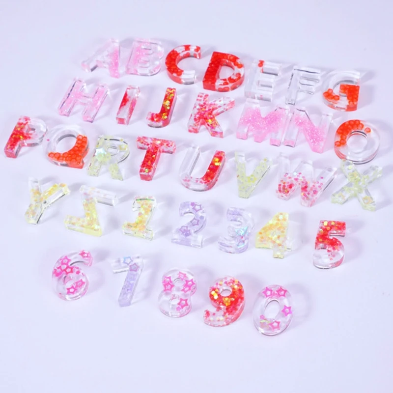 2021 New Alphabet Crystal Epoxy Resin Mold English Letters Number Pendant Silicone Mould
2021 New Alphabet Crystal Epoxy Resin Mold English Letters Number Pendant Silicone Mould