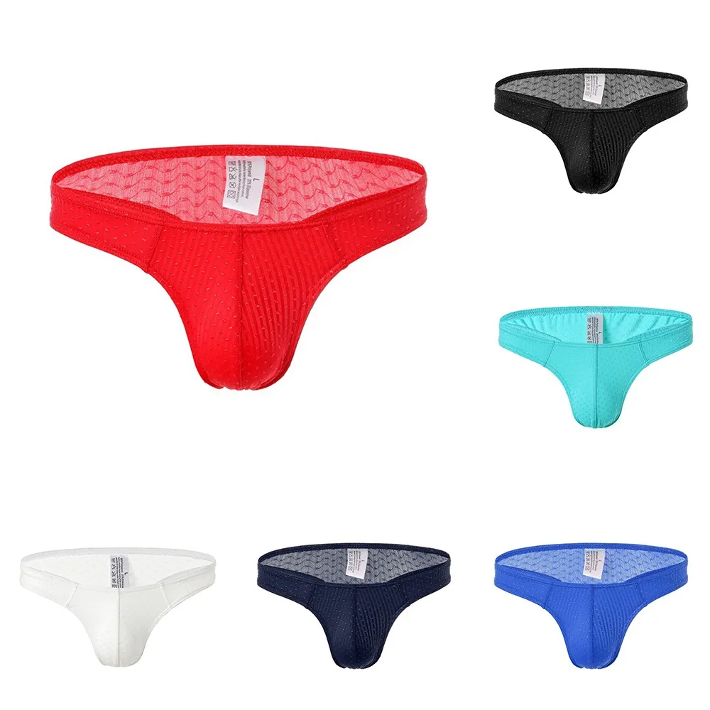 Men's Sexy Underwear Breathable Mesh Briefs Mens Thongs And G Strings Low-Rise Slip Erotic Male Panties Brief Mini T-back Short
Men's Sexy Underwear Breathable Mesh Briefs Mens Thongs And G Strings Low-Rise Slip Erotic Male Panties Brief Mini T-back Short