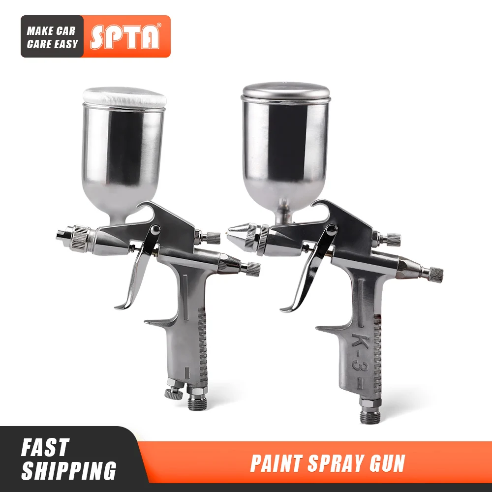 SPTA 150ML Professional Spray Gun With 0.5MM Nozzle Mini Air Paint Spray Gun Airbrush K3/F2 Fine Small Spray Gun
SPTA 150ML Professional Spray Gun With 0.5MM Nozzle Mini Air Paint Spray Gun Airbrush K3/F2 Fine Small Spray Gun