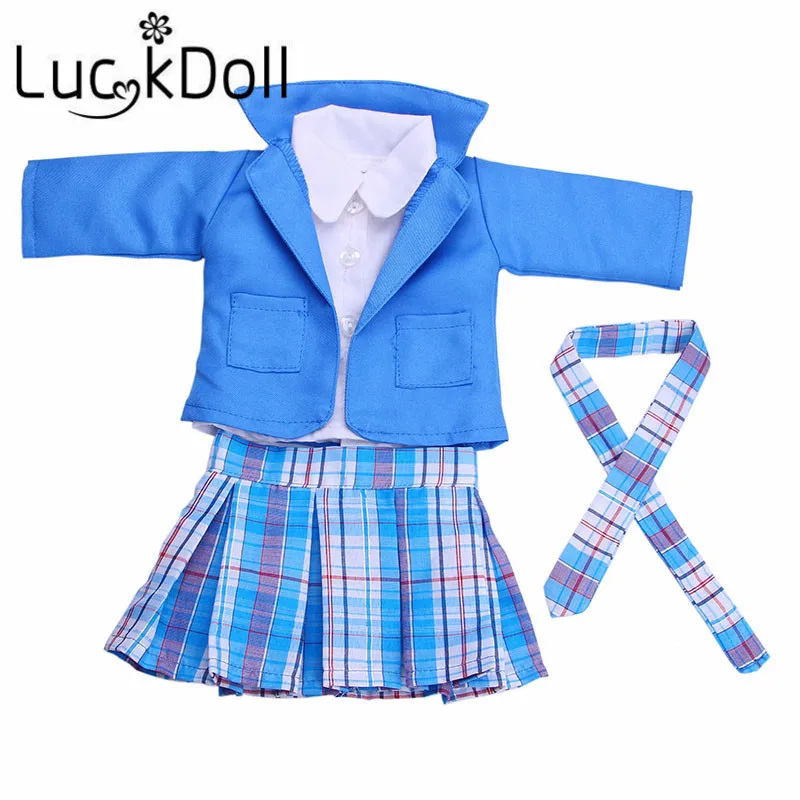 2 Colors Campus Dress 1 Set = Coat+Shirt+Skirt+Tie+Shoes Fit 18 Inch American&43CM Baby Doll Clothes Accessories,Toys,Generation
2 Colors Campus Dress 1 Set = Coat+Shirt+Skirt+Tie+Shoes Fit 18 Inch American&43CM Baby Doll Clothes Accessories,Toys,Generation