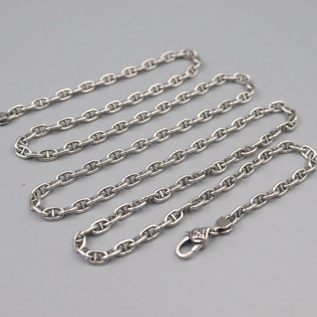 Real Silver 925 Necklace For Men Anchor Chain 3.5mm Retro Domineering Silver Jewelry Boyfriend Gift 26inchL
Real Silver 925 Necklace For Men Anchor Chain 3.5mm Retro Domineering Silver Jewelry Boyfriend Gift 26inchL