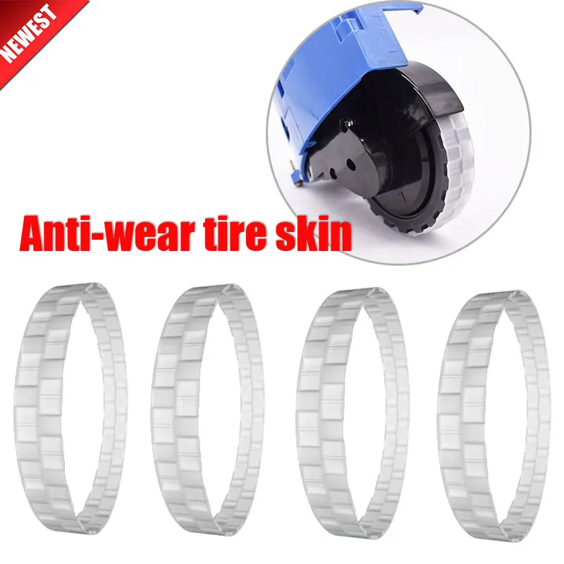 Robot vacuum cleaner anti-wear tire skin accessories kit for iRobot and Xiaomi mijia 1S 2S T4 T6 1C roborock s50 s55 s6 s5max
Robot vacuum cleaner anti-wear tire skin accessories kit for iRobot and Xiaomi mijia 1S 2S T4 T6 1C roborock s50 s55 s6 s5max