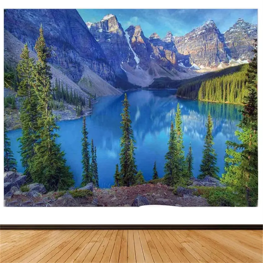 new Beautiful natural landscape Blue sky white clouds rainbow tapestries blankets mountains and rivers Home bedroom decoration 
new Beautiful natural landscape Blue sky white clouds rainbow tapestries blankets mountains and rivers Home bedroom decoration