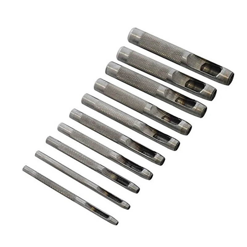 10pcs/set Punch Leather Tool Puncher Hole Craft Set Hollow Puncher Belt Leathercraft
10pcs/set Punch Leather Tool Puncher Hole Craft Set Hollow Puncher Belt Leathercraft