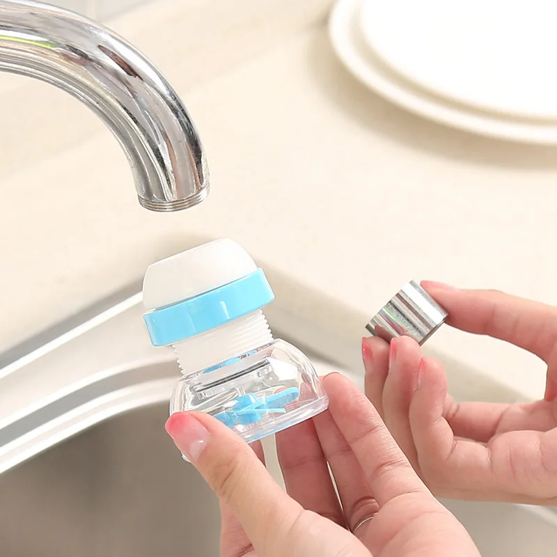 

1Pcs Home Kitchen Faucet Filter Splash Head Extension Extender Swivel Tap Water Filter Shower Saver Filter Shower Water Saving