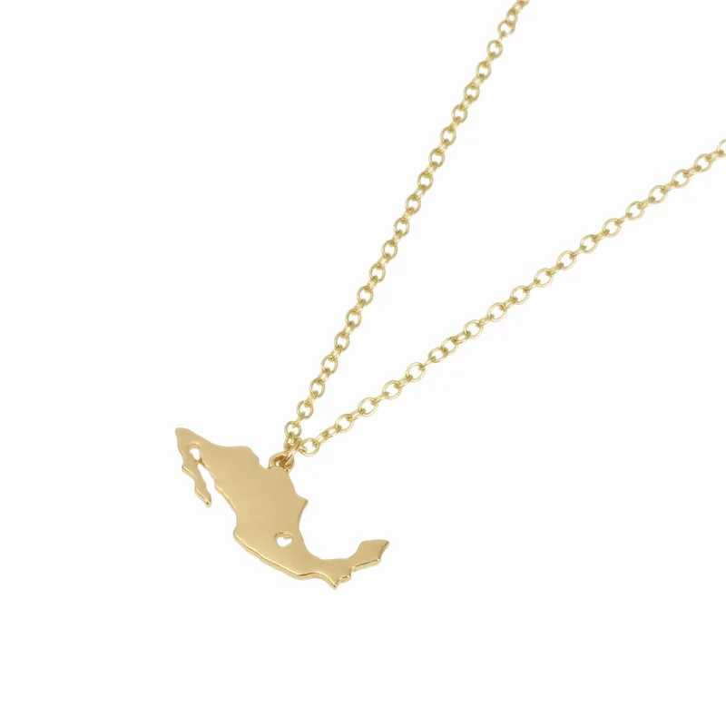 Popular in Europe and the United States Mexico country map exquisite map clavicle chain to send gifts to friends
Popular in Europe and the United States Mexico country map exquisite map clavicle chain to send gifts to friends