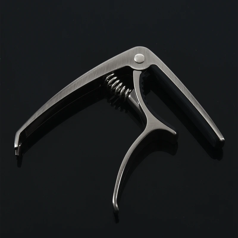 2 2-in-1 Silver Aluminum Single-handed Guitar Capo with Bridge Pin Puller for Acoustic and Electric Guitars: Tune Quick Change +
2 2-in-1 Silver Aluminum Single-handed Guitar Capo with Bridge Pin Puller for Acoustic and Electric Guitars: Tune Quick Change +