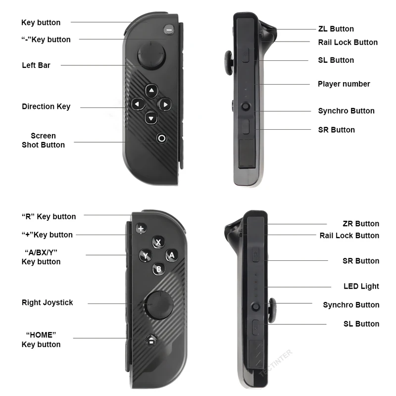 For Nintend For Switch Wireless Controller Left&Right Bluetooth Gamepad for Switch NS Joy Game Con Handle Grip For Switch
For Nintend For Switch Wireless Controller Left&Right Bluetooth Gamepad for Switch NS Joy Game Con Handle Grip For Switch