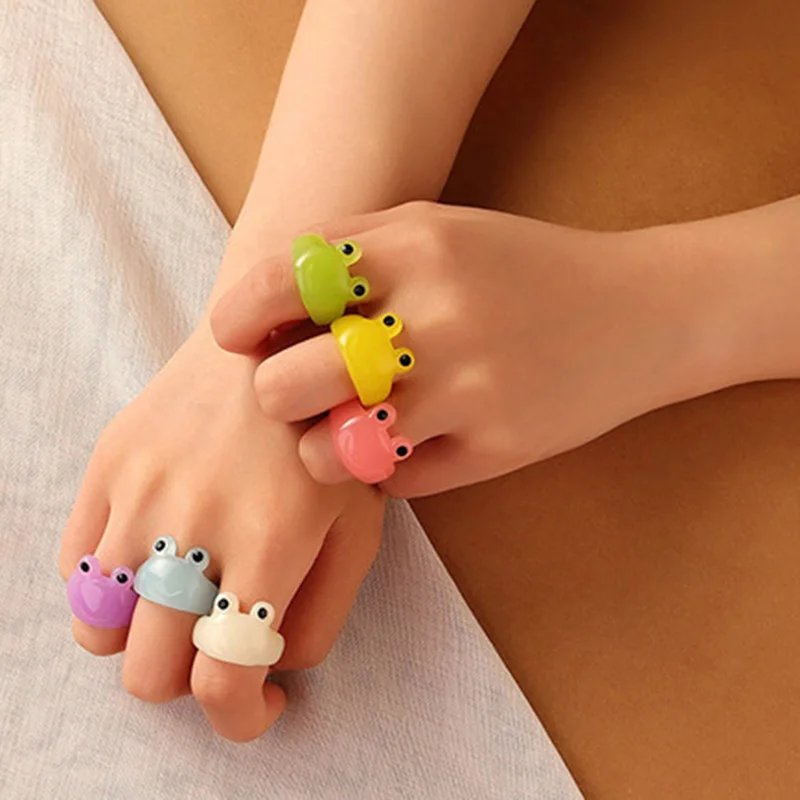 Acrylic Frog Ring Chick Resin Rings For Women Girls Simple Animal Aesthetic Jewelry Friendship Rings Greative Party Travel Gifts
Acrylic Frog Ring Chick Resin Rings For Women Girls Simple Animal Aesthetic Jewelry Friendship Rings Greative Party Travel Gifts