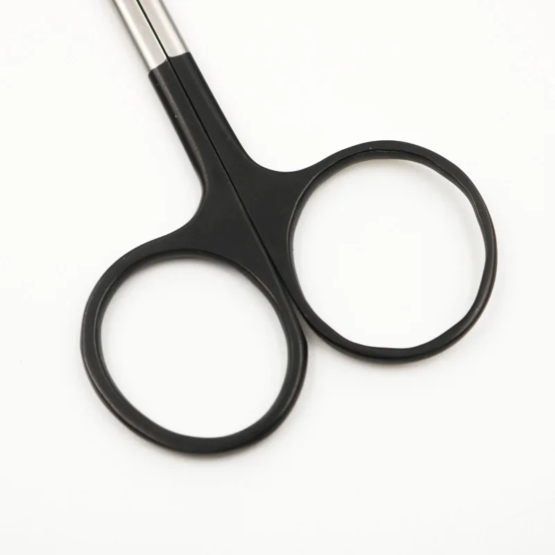 Medical black handle scissors straight elbow double eyelid tool cosmetic plastic surgery instrument open canthus fine cut
Medical black handle scissors straight elbow double eyelid tool cosmetic plastic surgery instrument open canthus fine cut
