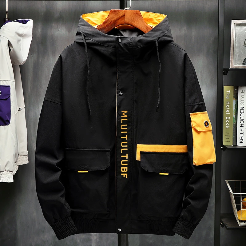 2021 Jacket Men's Spring and Summer Casual Solid Color Tooling Hooded Jacket Men's Slim High-Quality Dust-Proof Jacket
2021 Jacket Men's Spring and Summer Casual Solid Color Tooling Hooded Jacket Men's Slim High-Quality Dust-Proof Jacket