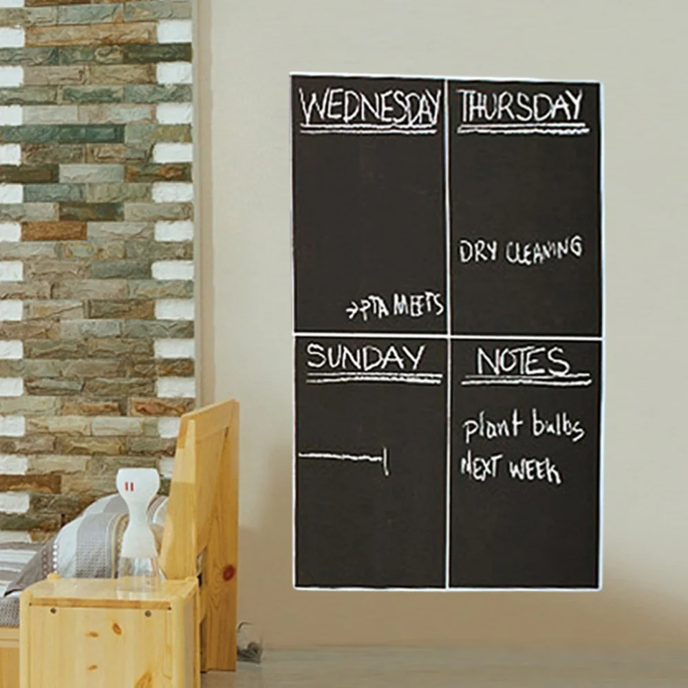 4pcs 20x30cm A4 Removable Chalkboard Wall Sticker Blackboard Decal Chalk Board Paper
4pcs 20x30cm A4 Removable Chalkboard Wall Sticker Blackboard Decal Chalk Board Paper