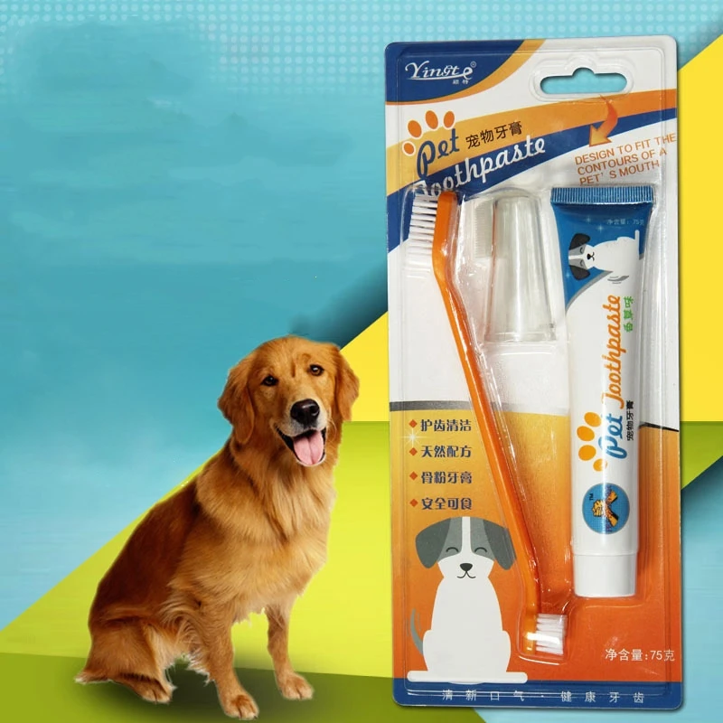Pet Toothbrush Set Cleaning Finger Double Head Tooth Brush For Small Medium Large Dogs
Pet Toothbrush Set Cleaning Finger Double Head Tooth Brush For Small Medium Large Dogs